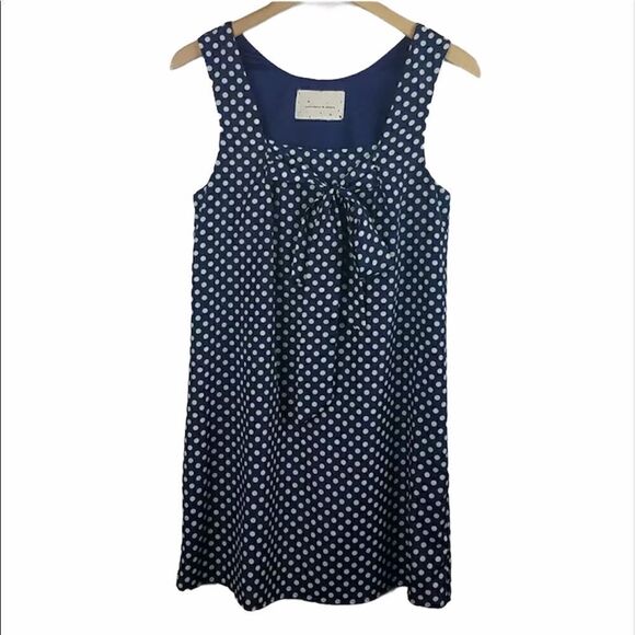 Coincidence & Chance Polka Dotted Front Tie Tank - Picture 1 of 6